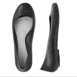 Oka B Dorothy Glitter Shiny Ballet Flat (NWT)